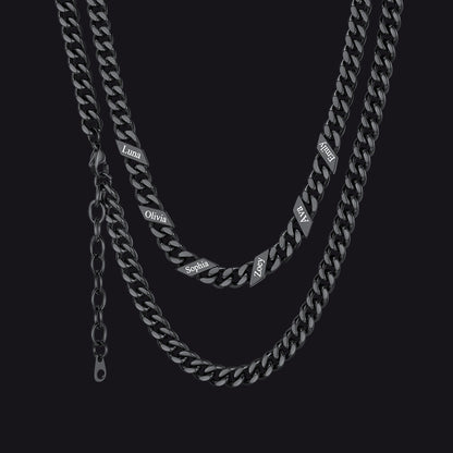 Custom Cuban Link Chains With Names Necklace for , 5/7/9mm Width