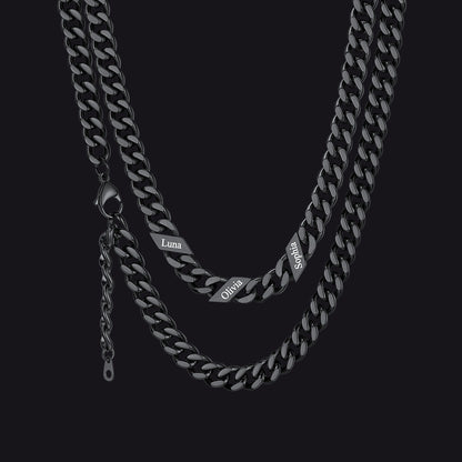 Custom Cuban Link Chains With Names Necklace for , 5/7/9mm Width
