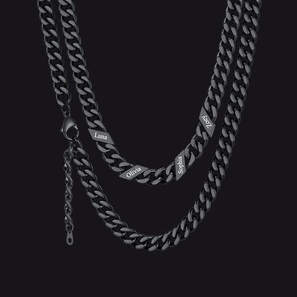 Custom Cuban Link Chains With Names Necklace for , 5/7/9mm Width