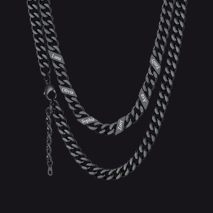 Custom Cuban Link Chains With Names Necklace for , 5/7/9mm Width