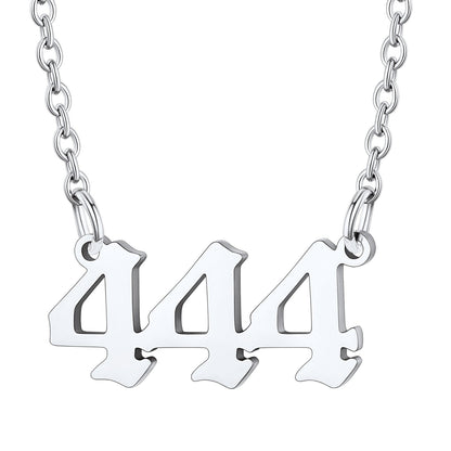 Personalized Angel Number Necklace for