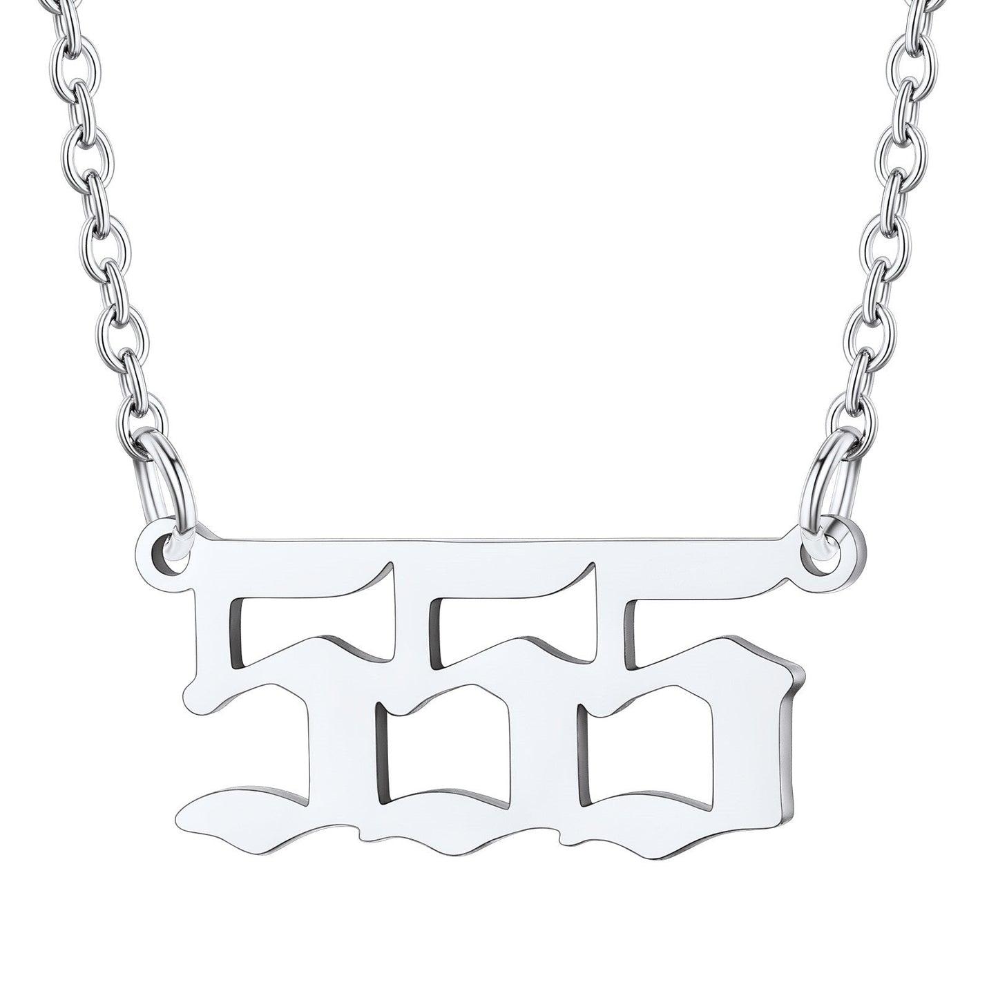 Personalized Angel Number Necklace for