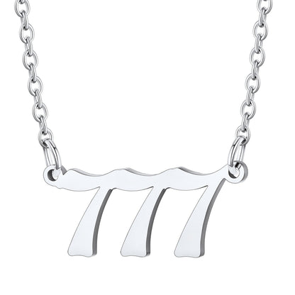 Personalized Angel Number Necklace for