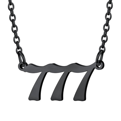 Personalized Angel Number Necklace for