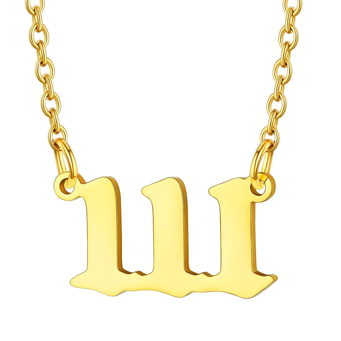 Personalized Angel Number Necklace for