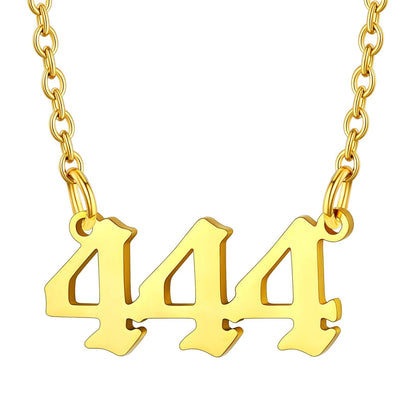 Personalized Angel Number Necklace for