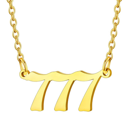 Personalized Angel Number Necklace for