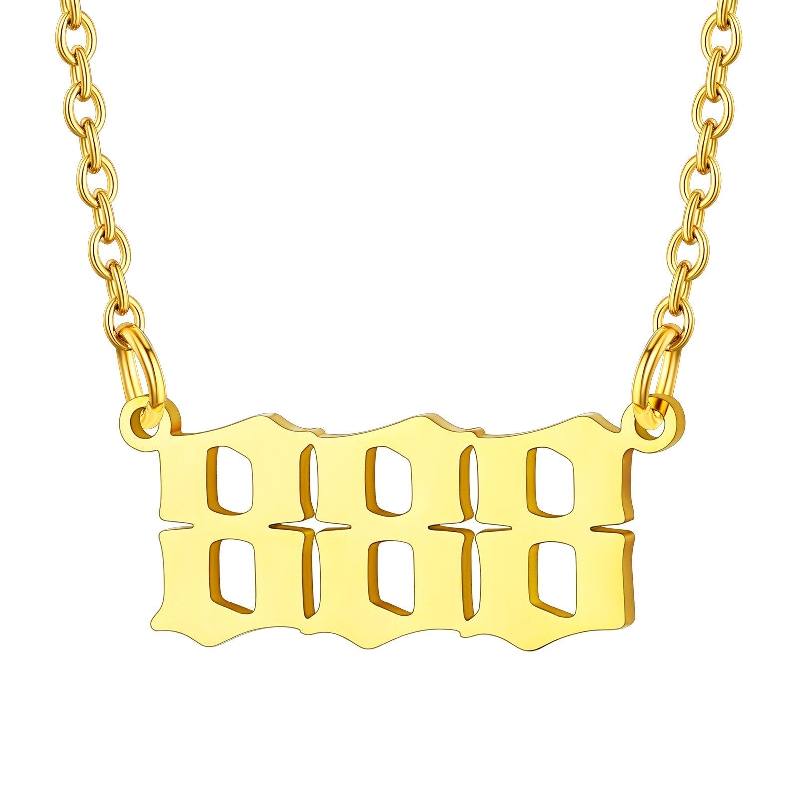 Personalized Angel Number Necklace for