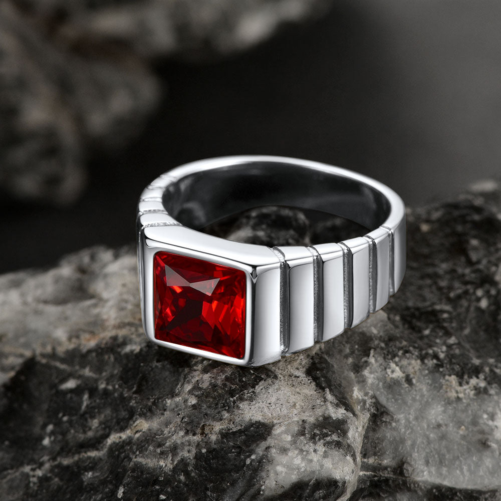 Birthstone Band Ring for