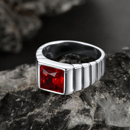 Birthstone Band Ring for