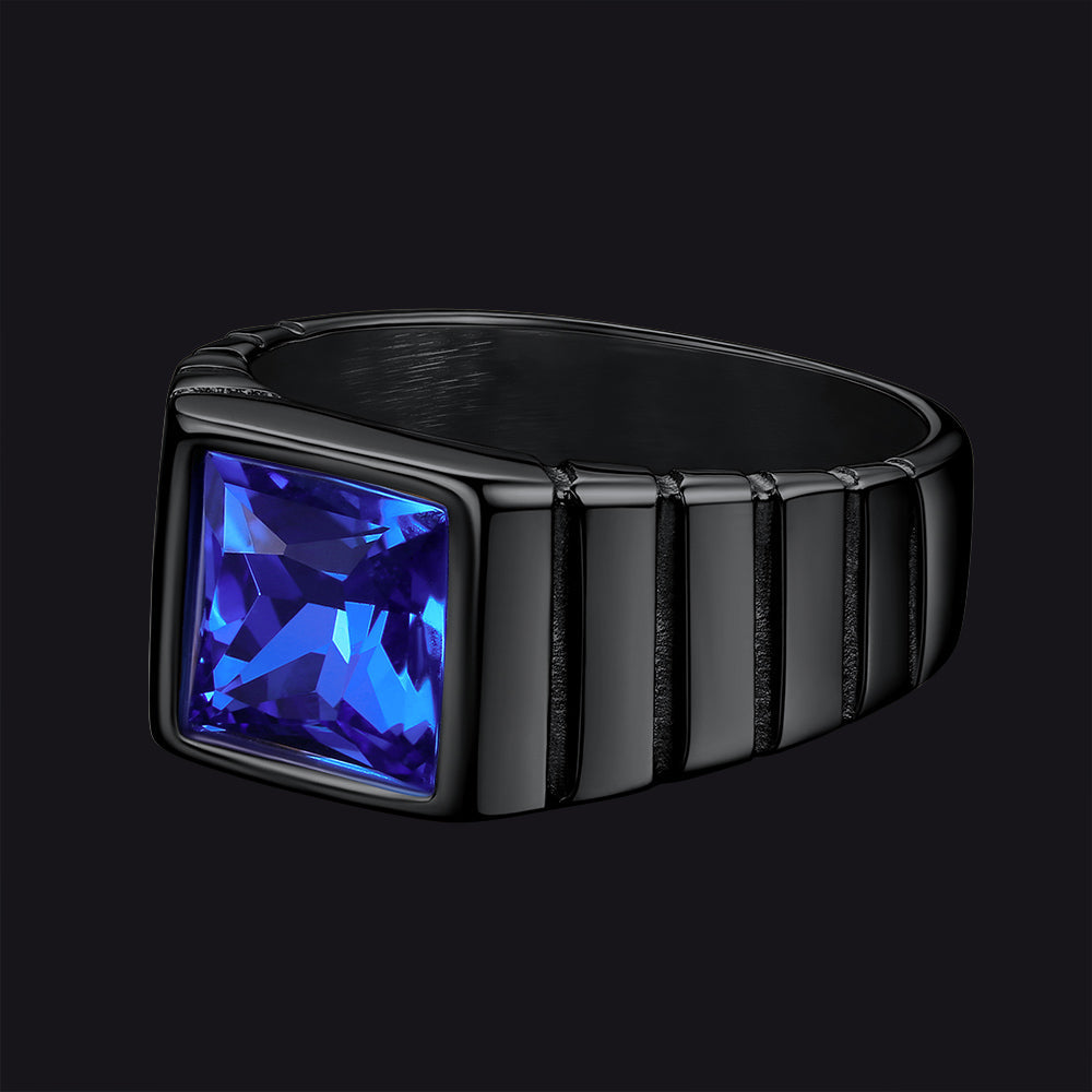 Birthstone Band Ring for