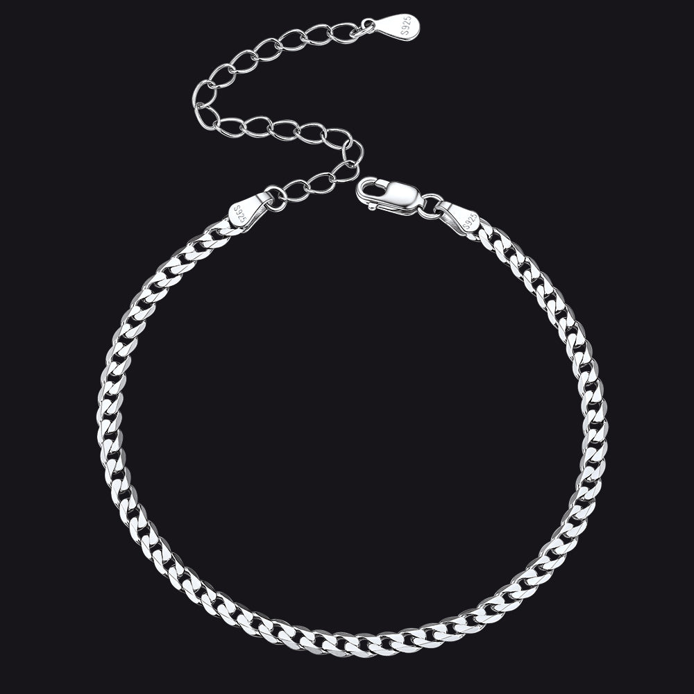 Sterling Silver Chain Link Bracelet for