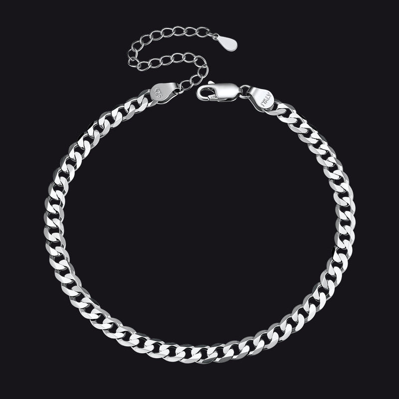 Sterling Silver Chain Link Bracelet for