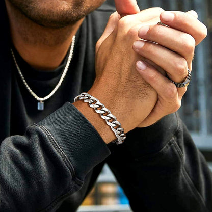 Chunky Cuban Link Chain Bracelets Gift for