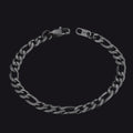 Thick Figaro Link Bracelet for 6/7/9mm Width