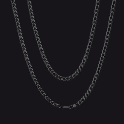 Cuban Link Curb Chain Stainless Steel Necklace for