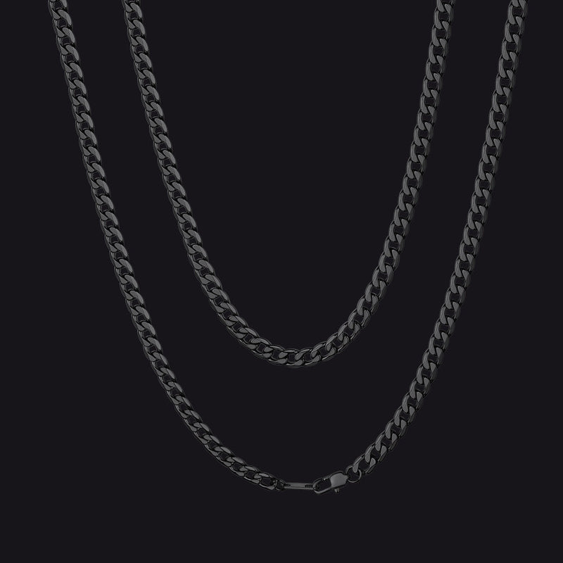 Cuban Link Curb Chain Stainless Steel Necklace for