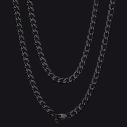 Cuban Link Curb Chain Stainless Steel Necklace for