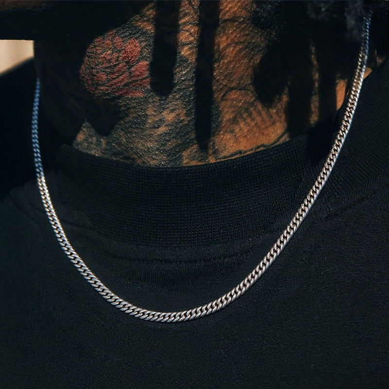 Thick Miami Cuban Curb Link Chain Necklace for