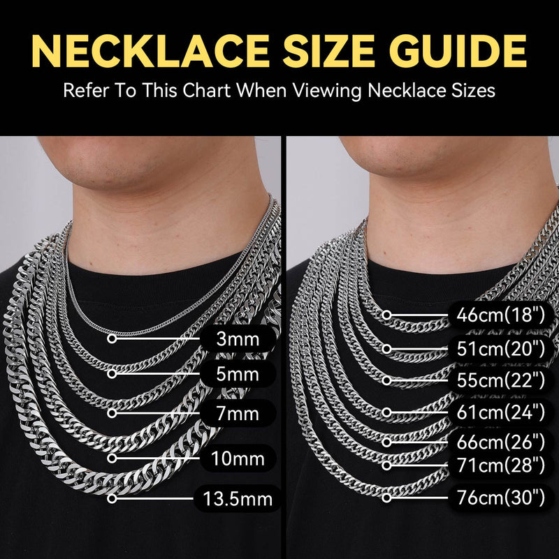 Heavy Miami Cuban Link Chain Necklace for