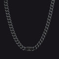 7mm Cuban Link Choker Necklace With Birthstone for