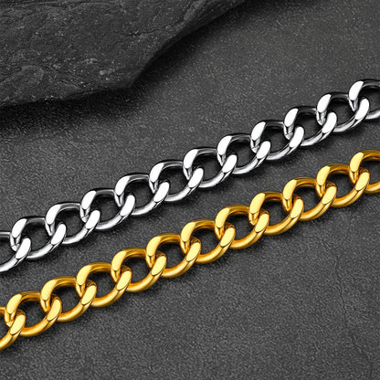Chunky Cuban Link Chain Necklace for