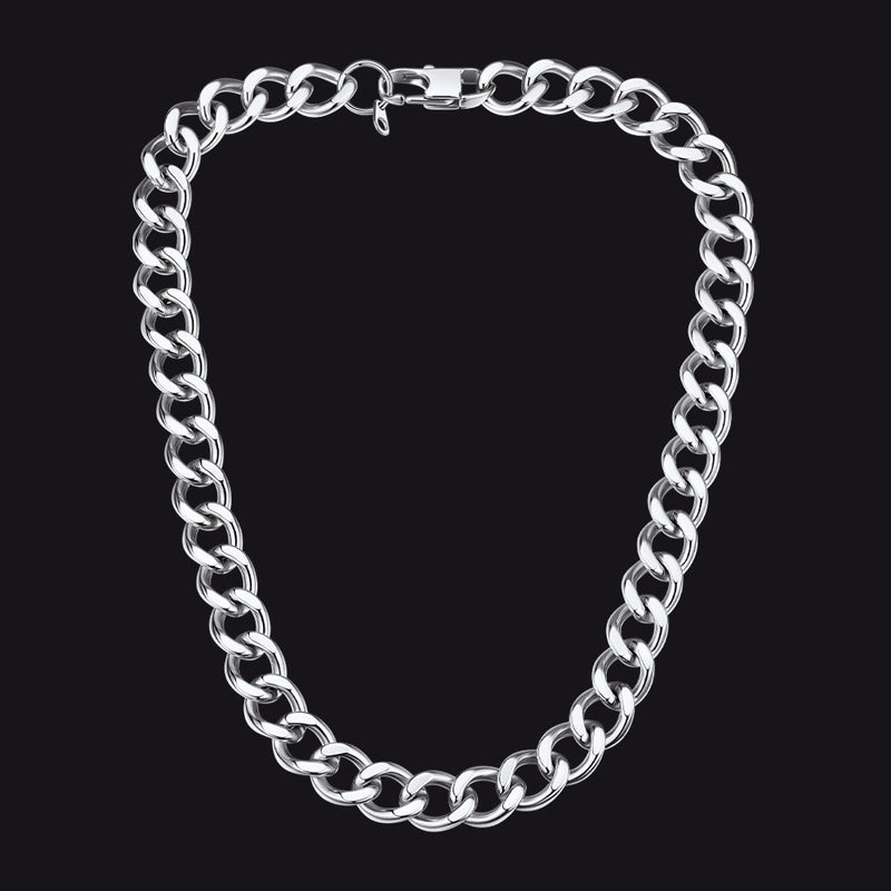 Chunky Cuban Link Chain Necklace for