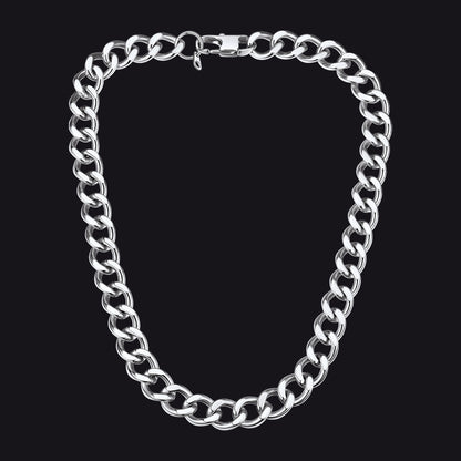 Chunky Cuban Link Chain Necklace for
