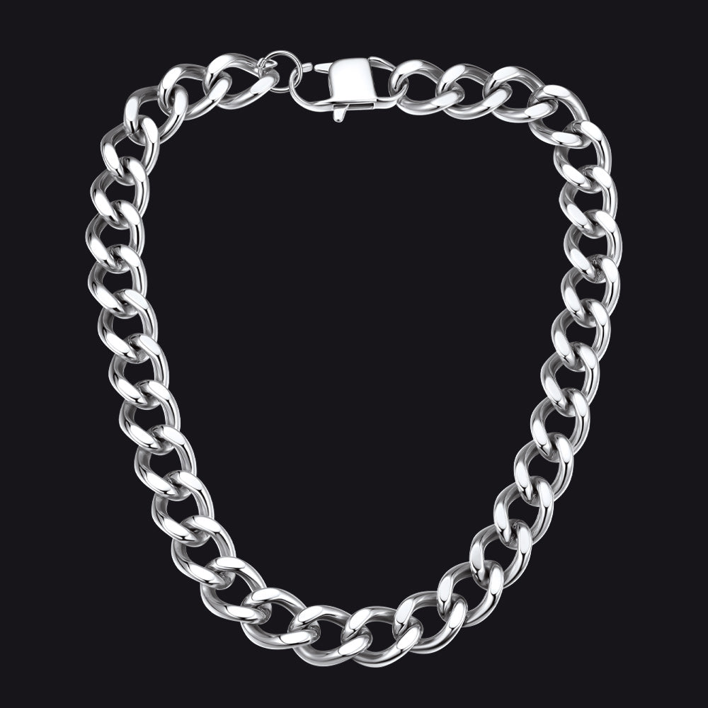Chunky Cuban Link Chain Necklace for