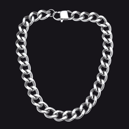 Chunky Cuban Link Chain Necklace for