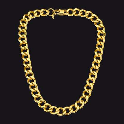 Chunky Cuban Link Chain Necklace for
