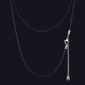 1.5/2/3mm Wide Wax Rope Braided Leather Necklaces
