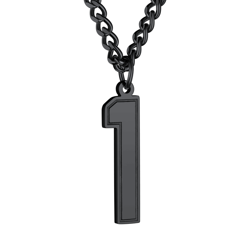 Personalized Sports Jersey Number Chain Necklace for Sport Fans