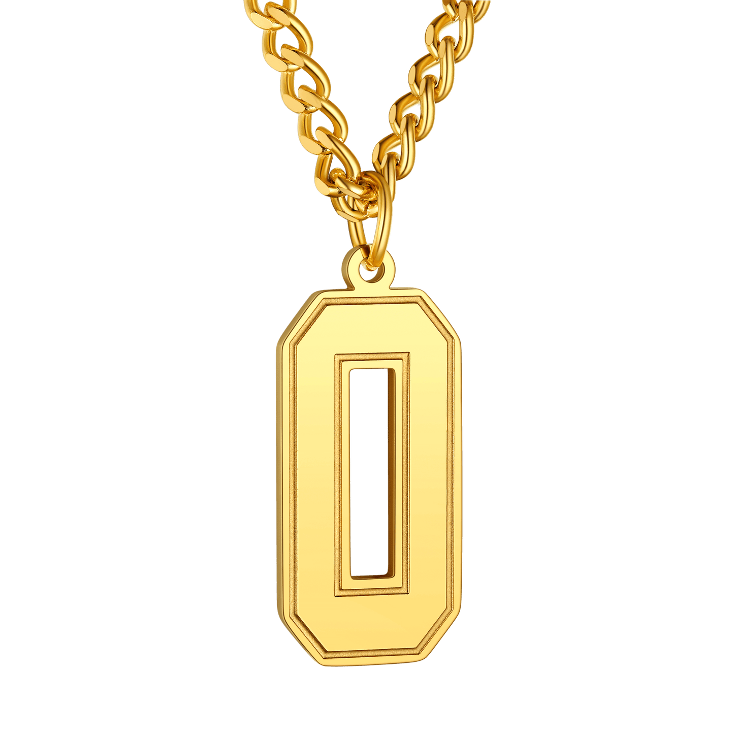 Personalized Sports Jersey Number Chain Necklace for Sport Fans