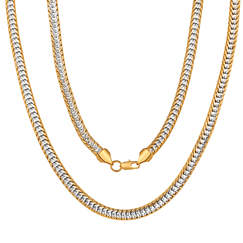 Flash 6mm Cuban Link Chain Necklace for