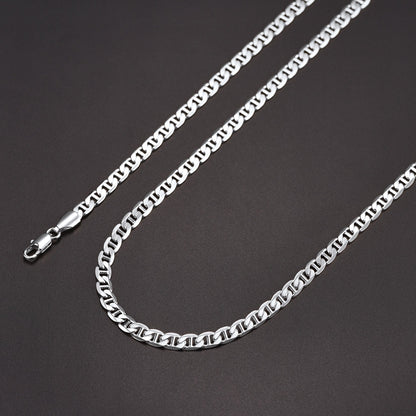 5mm Anchor Marine Chain Link Necklace for
