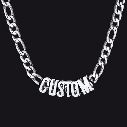 8mm Custom Name Cuban Chain Necklace for