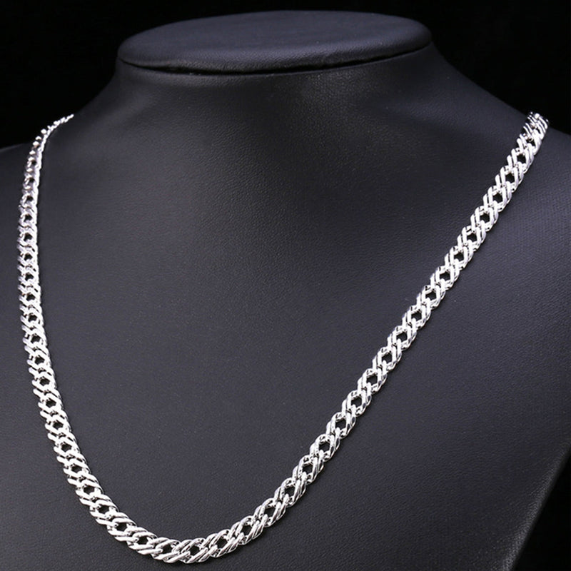 6mm Width Chain Link Necklace for