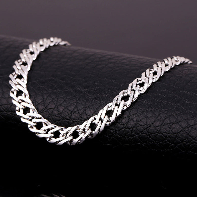 6mm Width Chain Link Necklace for