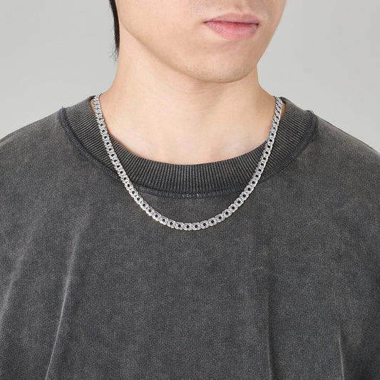 6mm Width Chain Link Necklace for
