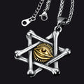 Faithheart Star of David Necklace With Eye of God for
