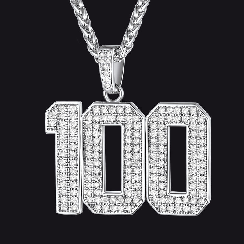 Gameday Custom Jersey Number Necklace With Cz for Sports Fan Cool Gifts