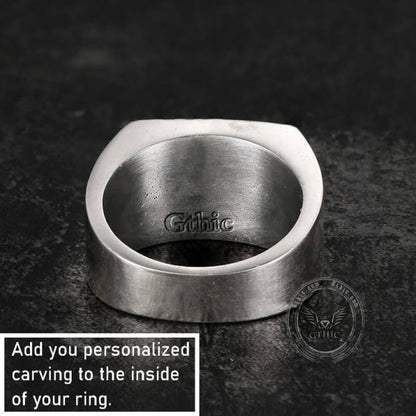 Till Death Do Us Part Skull Heart Sterling Silver Ring