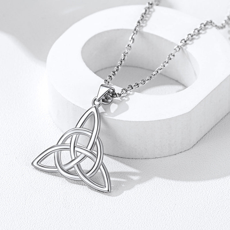 Sterling Silver Irish Celtic Knot Necklace for