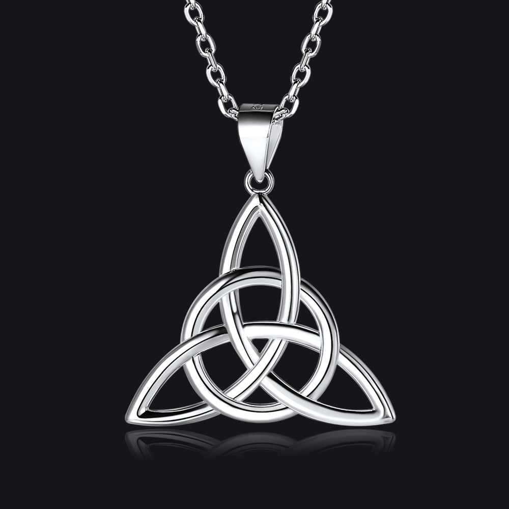 Sterling Silver Irish Celtic Knot Necklace for