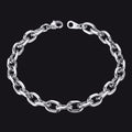 Stainless Steel Rolo Link Bracelet for