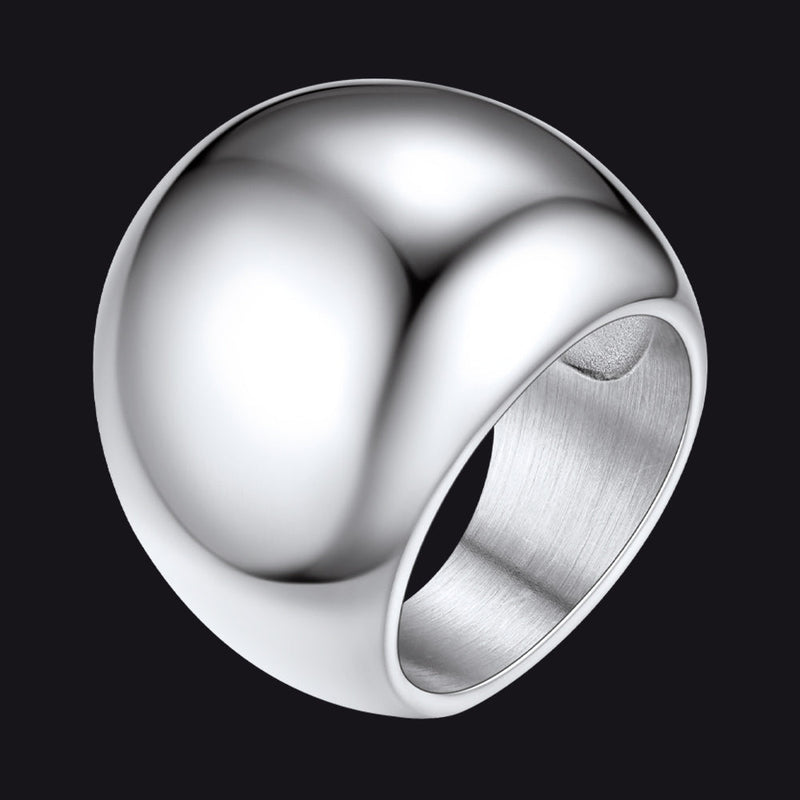 Chunky Dome Statement Ring for , 8/16/23mm Width