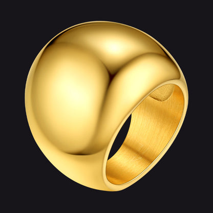 Chunky Dome Statement Ring for , 8/16/23mm Width