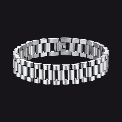 15mm Chunky Watch Band Chain Bracelet Watch Strap Bracelet for
