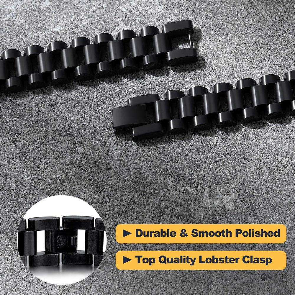 15mm Chunky Watch Band Chain Bracelet Watch Strap Bracelet for
